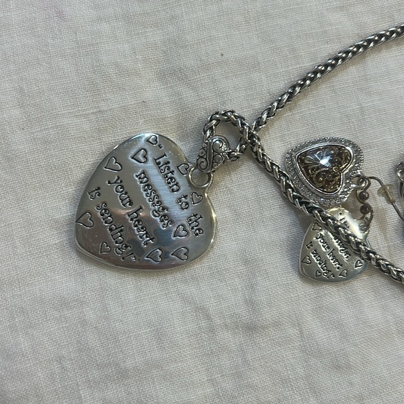 Brighton Devotion necklace and earring set - Picture 3 of 4